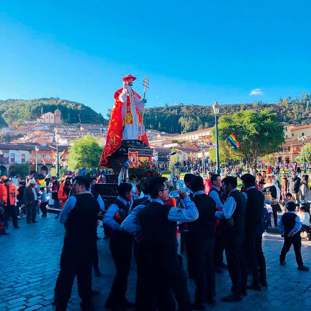 Patrón de San Jerónuimo en Corpus Christi Cusqueño