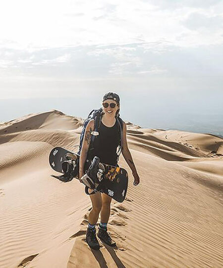 Sandboarding en Cerro Blanco