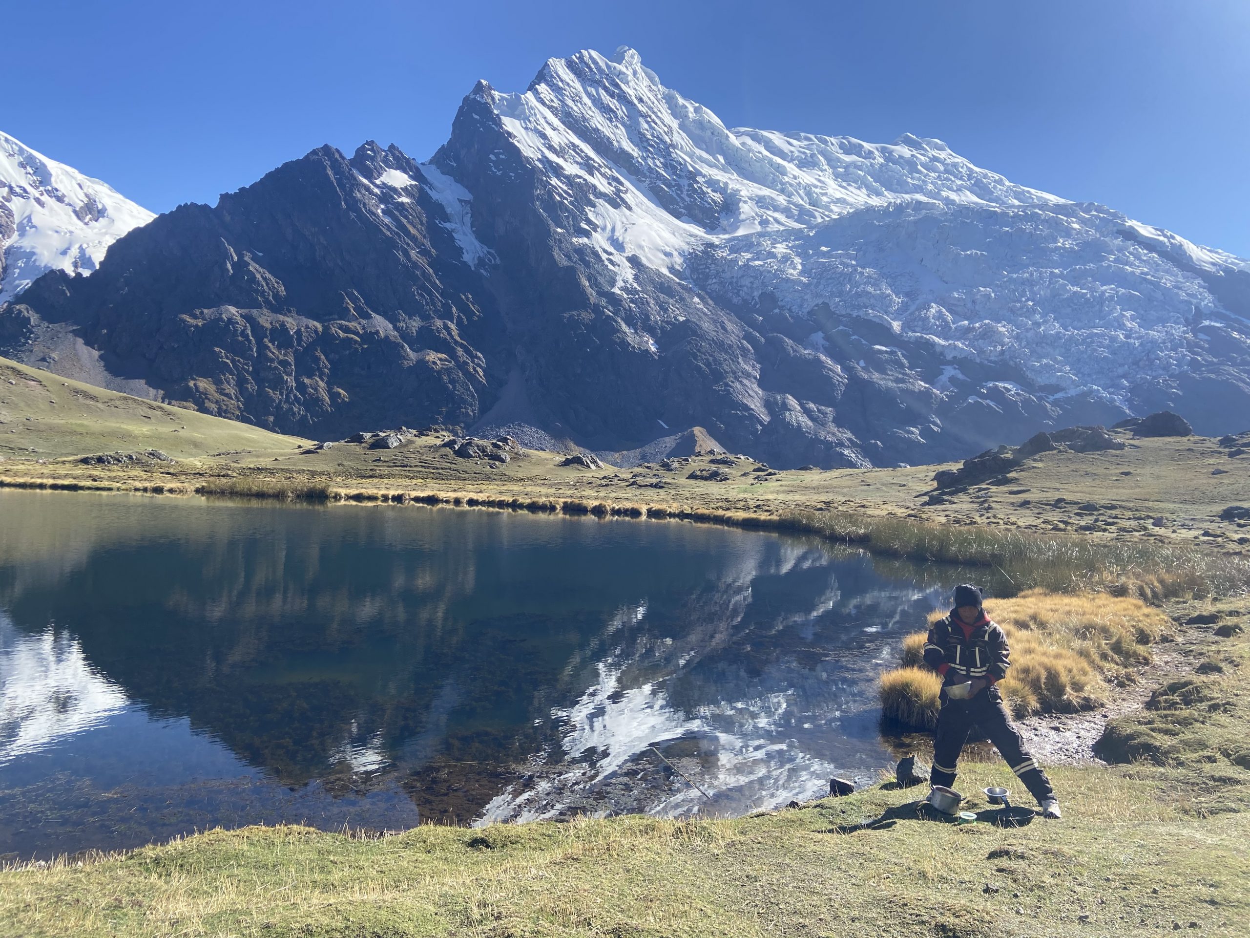 trekking a la montaña de colores