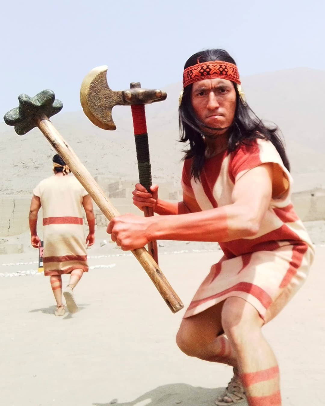 Representación de un guerrero inca Representación de un guerrero inca