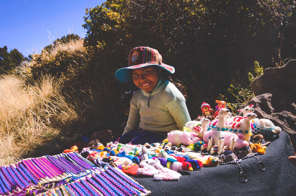 Foto de niña en Puno
