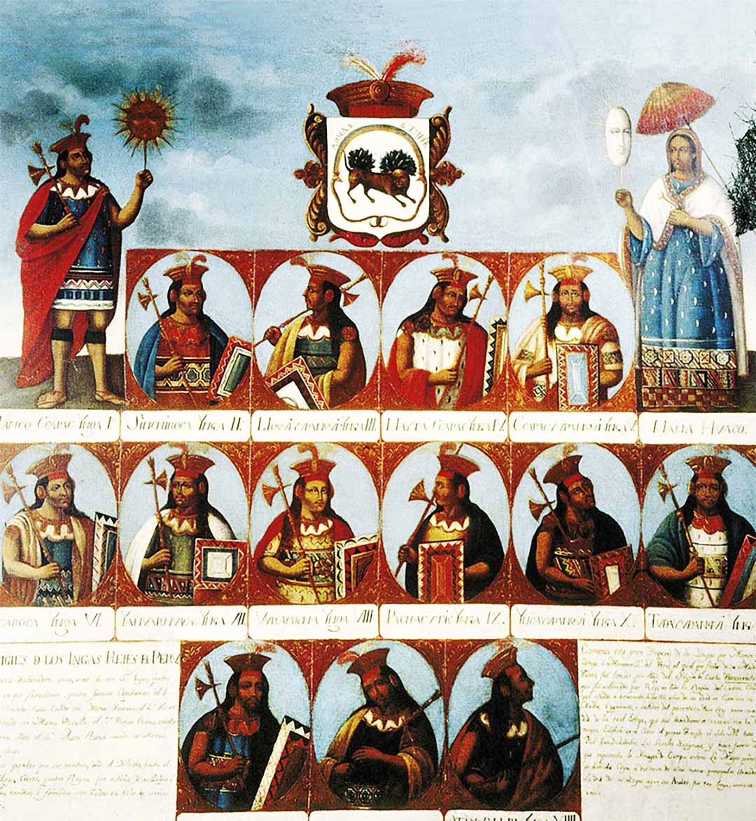 Representaicón de la Genalogía Inca