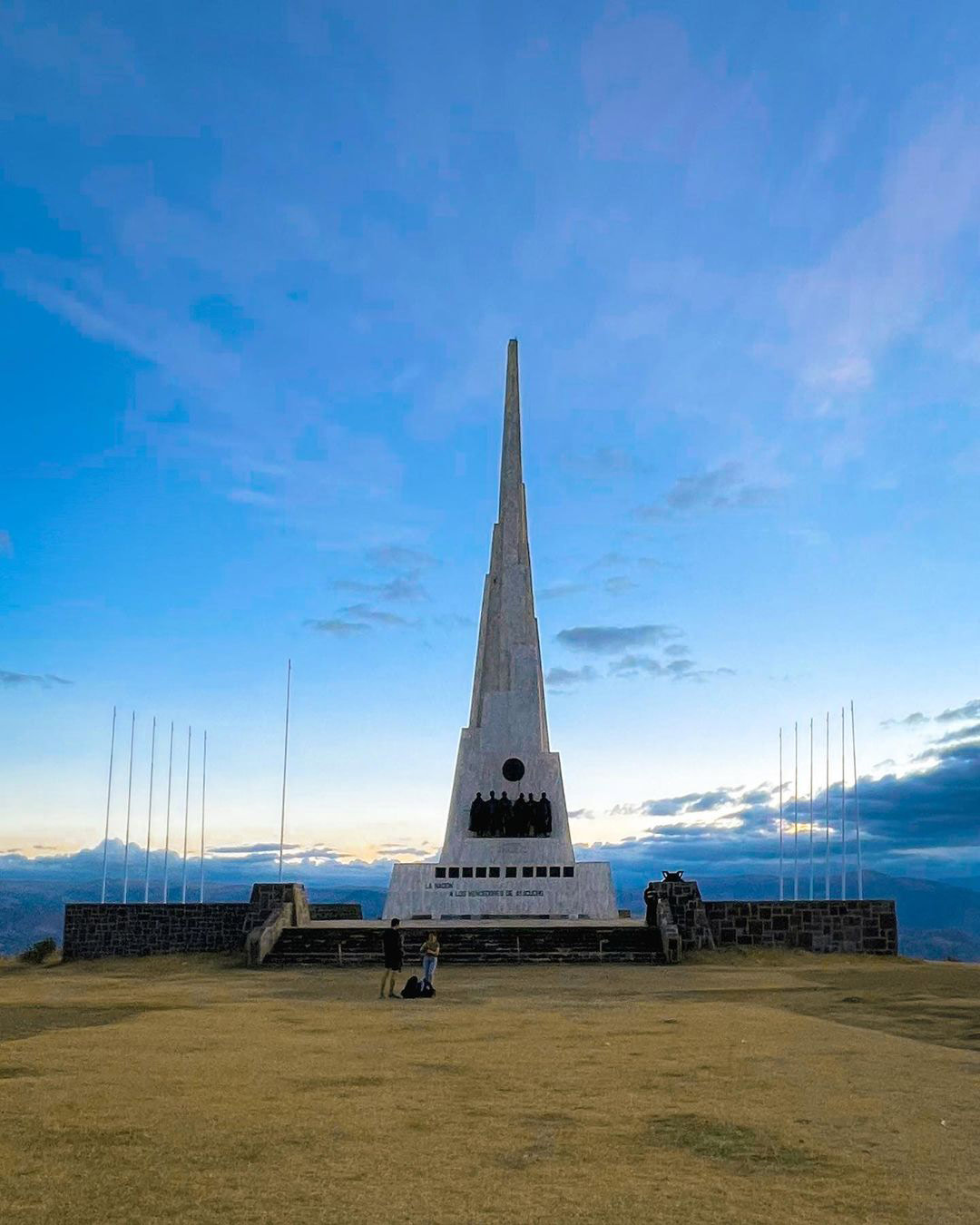 Estatua de bronce en el Santuario Histórico de la Pampa de Ayacucho