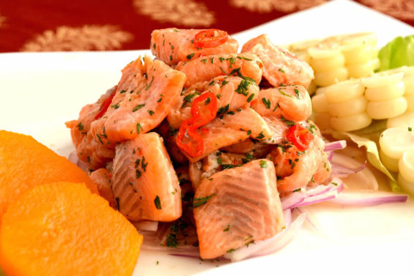 ceviche de trucha