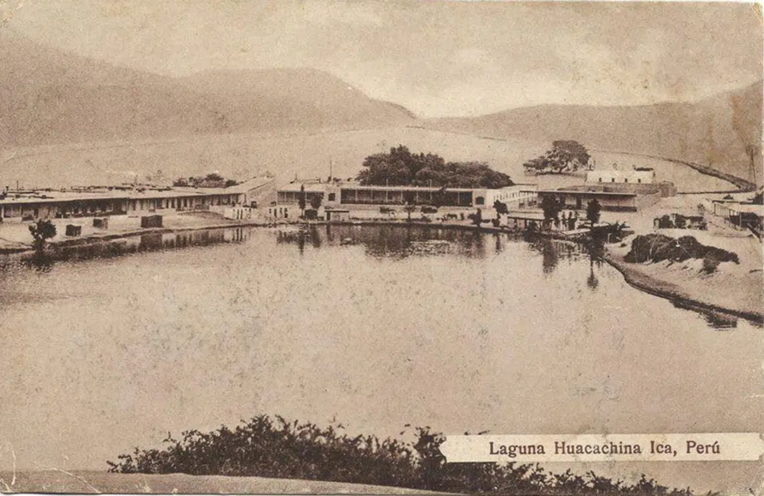 Foto antigua de Huacachina en 1920