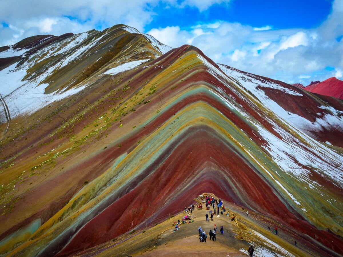 montaña de colores