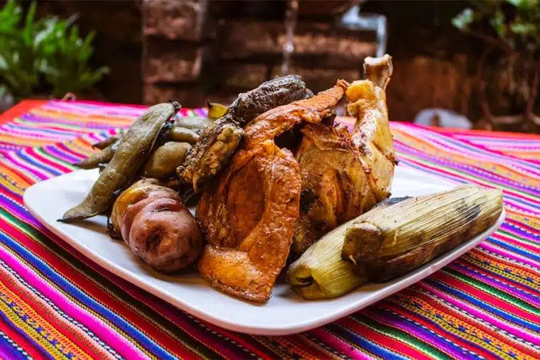 Platos típicos de la sierra